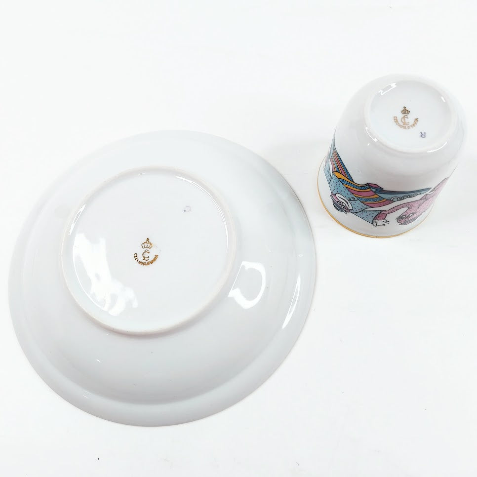 Concordia Lesov syvä lautanen ja kuppi