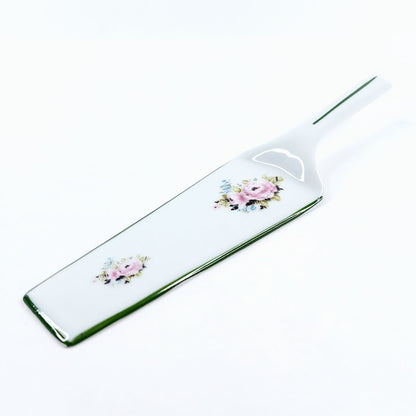 Crystal de luxe posliininen kakkulapio