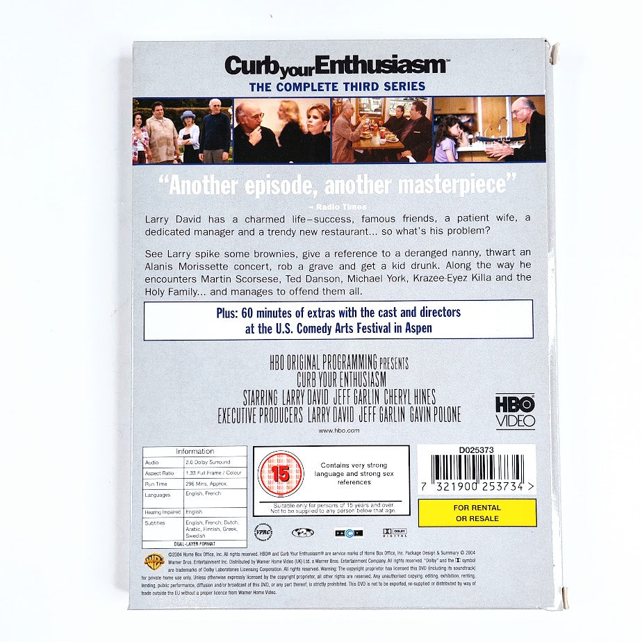 Curb your Enthusiasm The complete third series