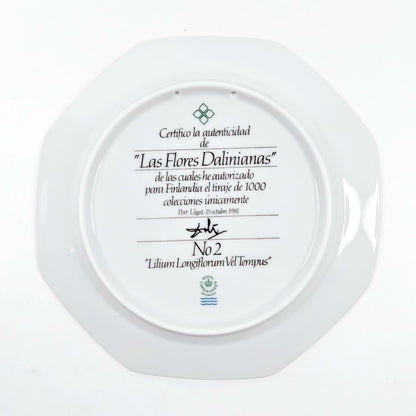 Royal Copenhagen: Salvador Dalin Kukat lautassarja 1-4