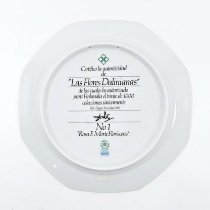 Royal Copenhagen: Salvador Dalin Kukat lautassarja 1-4