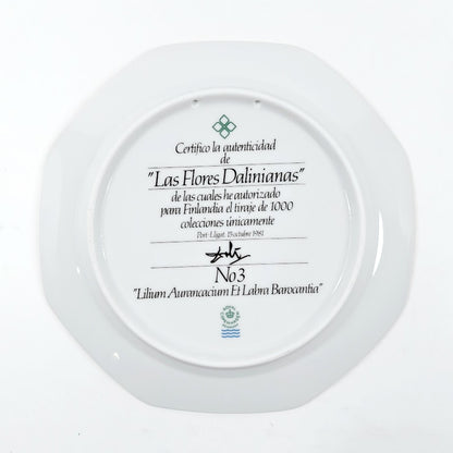 Royal Copenhagen: Salvador Dalin Kukat lautassarja 1-4