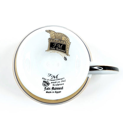 Fathi Mahmud koristelautanen ja kuppi