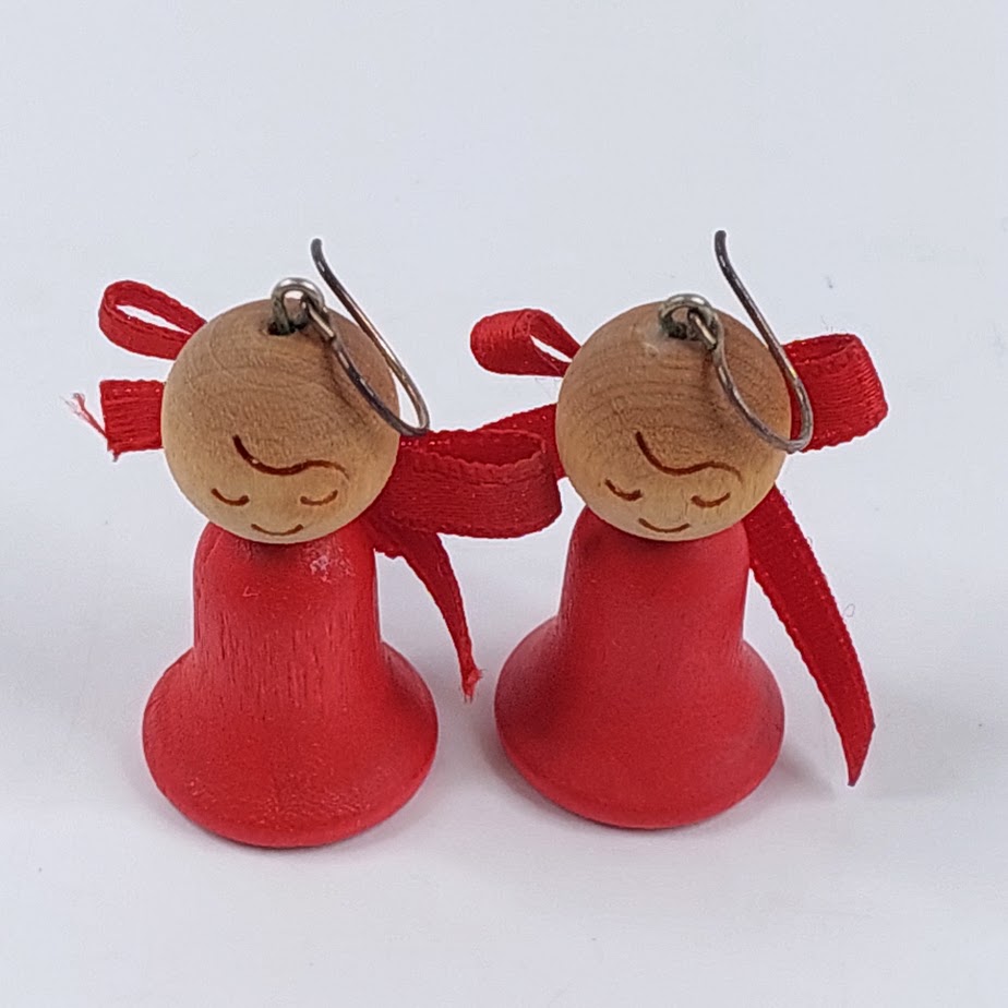 Aarikka vintage enkeli korvakorut 2 kpl