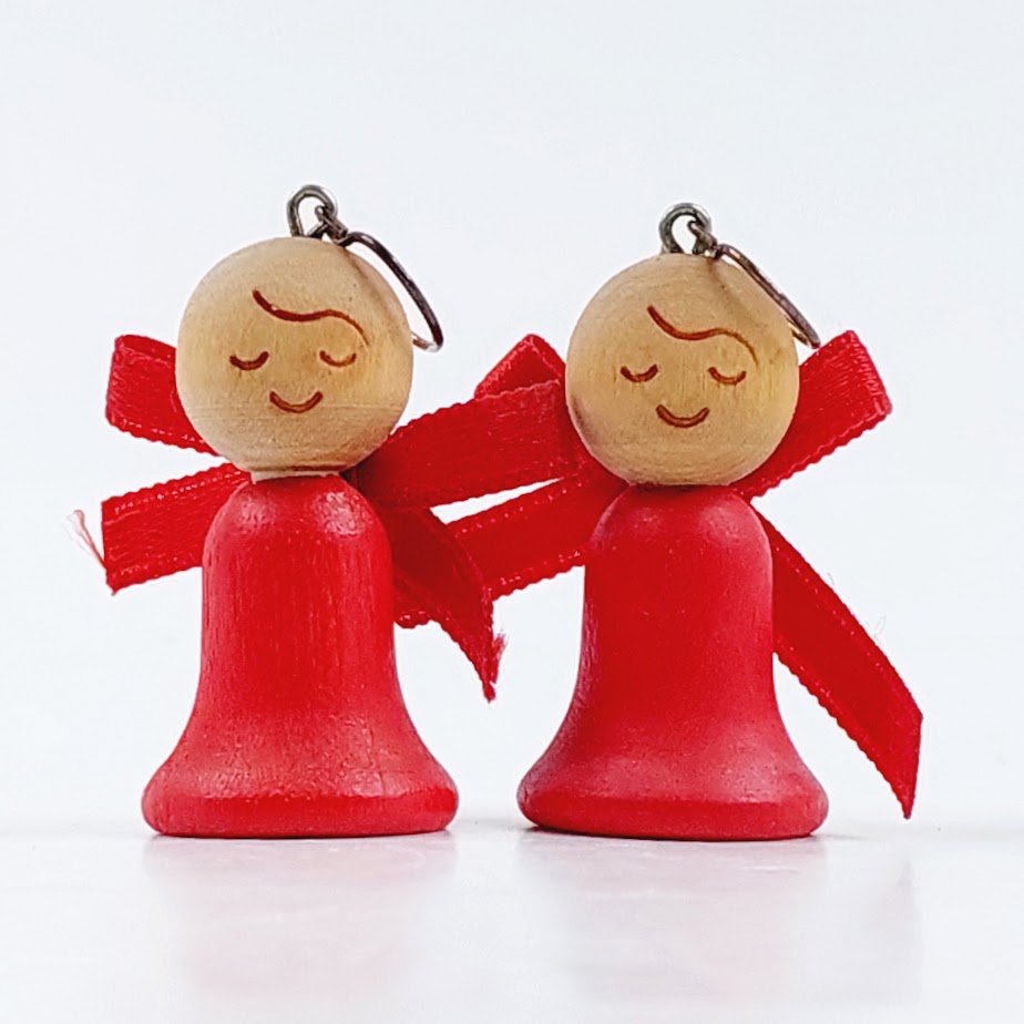 Aarikka vintage enkeli korvakorut 2 kpl