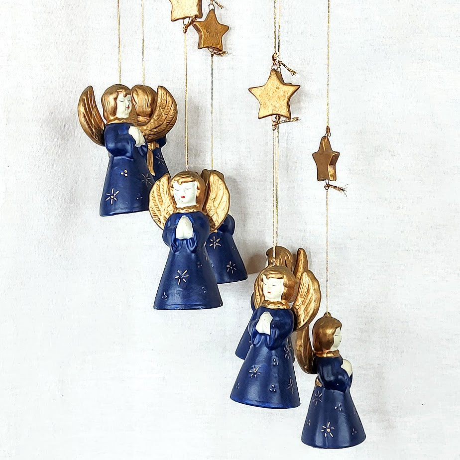 Keraaminen Enkeli tuulikello