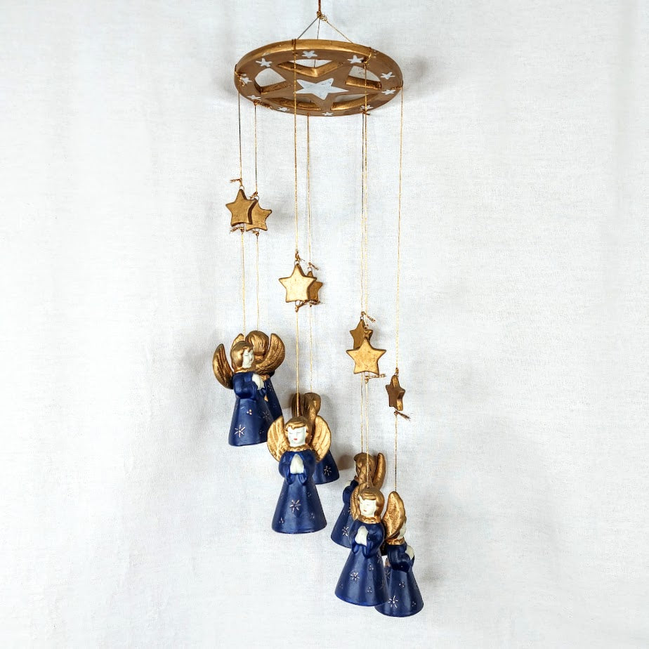 Keraaminen Enkeli tuulikello