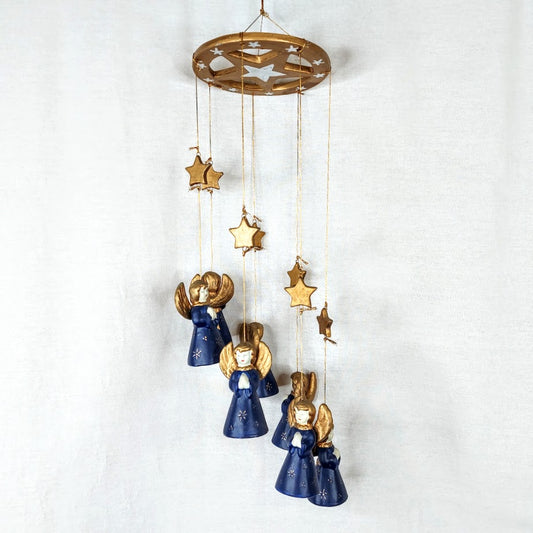 Keraaminen Enkeli tuulikello