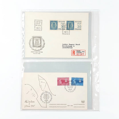 Ensipäiväkuoret 1959-1960 4kpl