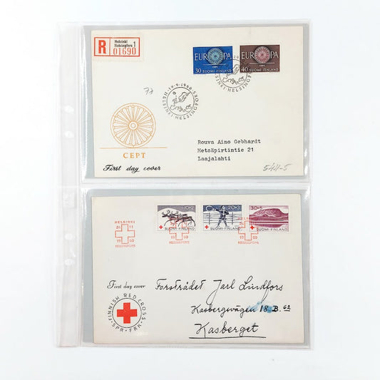 Ensipäiväkuoret 1960 - 1961 4kpl