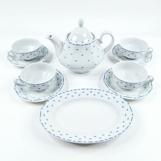 Epiag D.F. Porcelaine Fine de Boheme teeastiasto 10 osaa