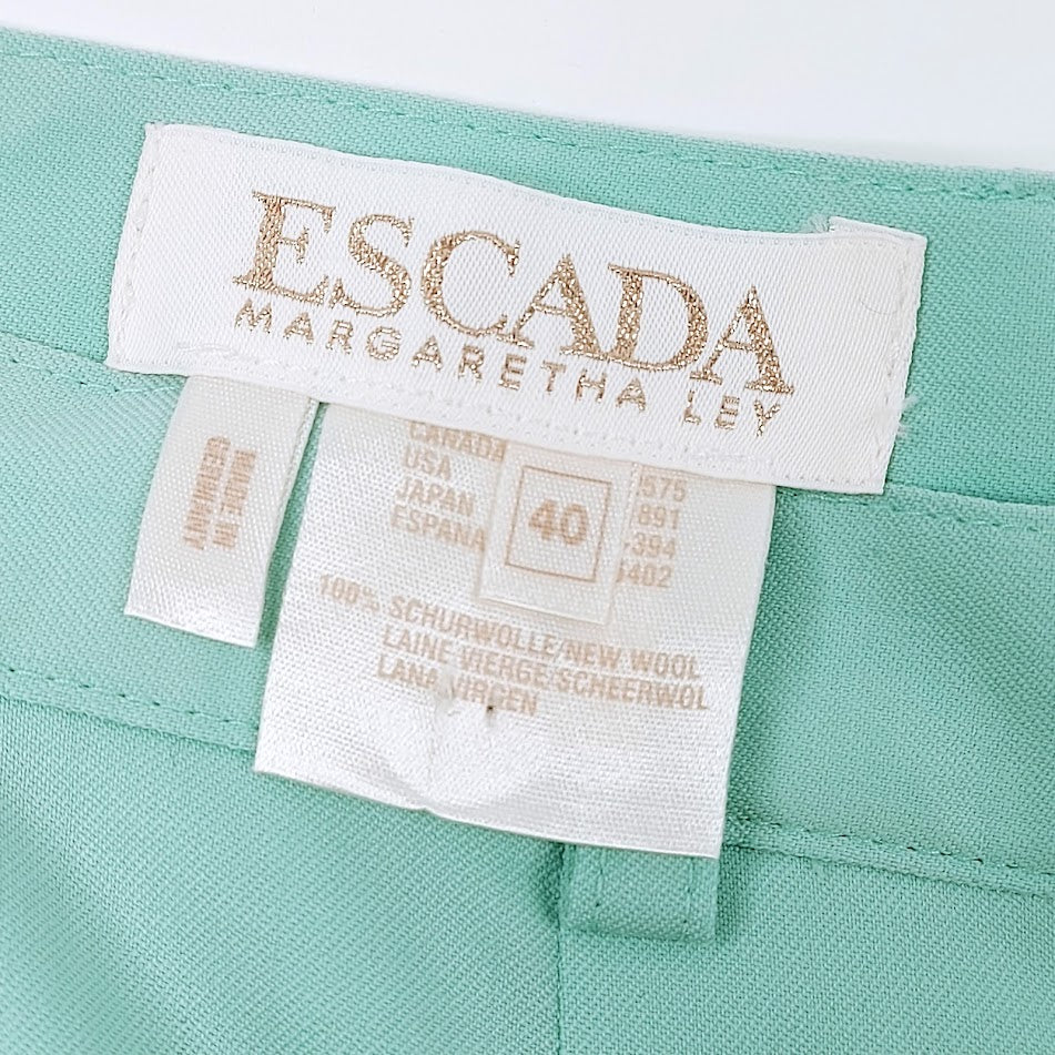 Escada by Margaretha Ley vintage villakangashousut koko 40
