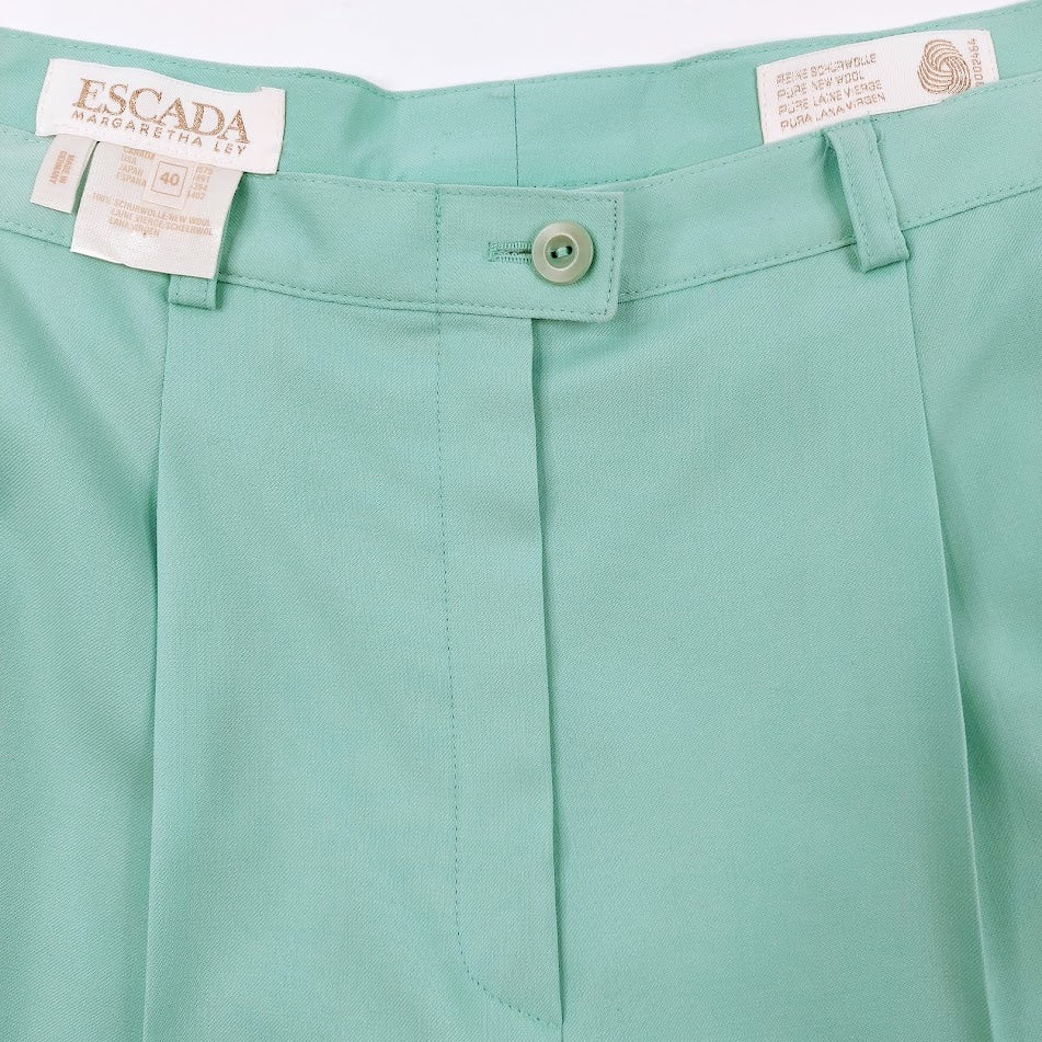 Escada by Margaretha Ley vintage villakangashousut koko 40