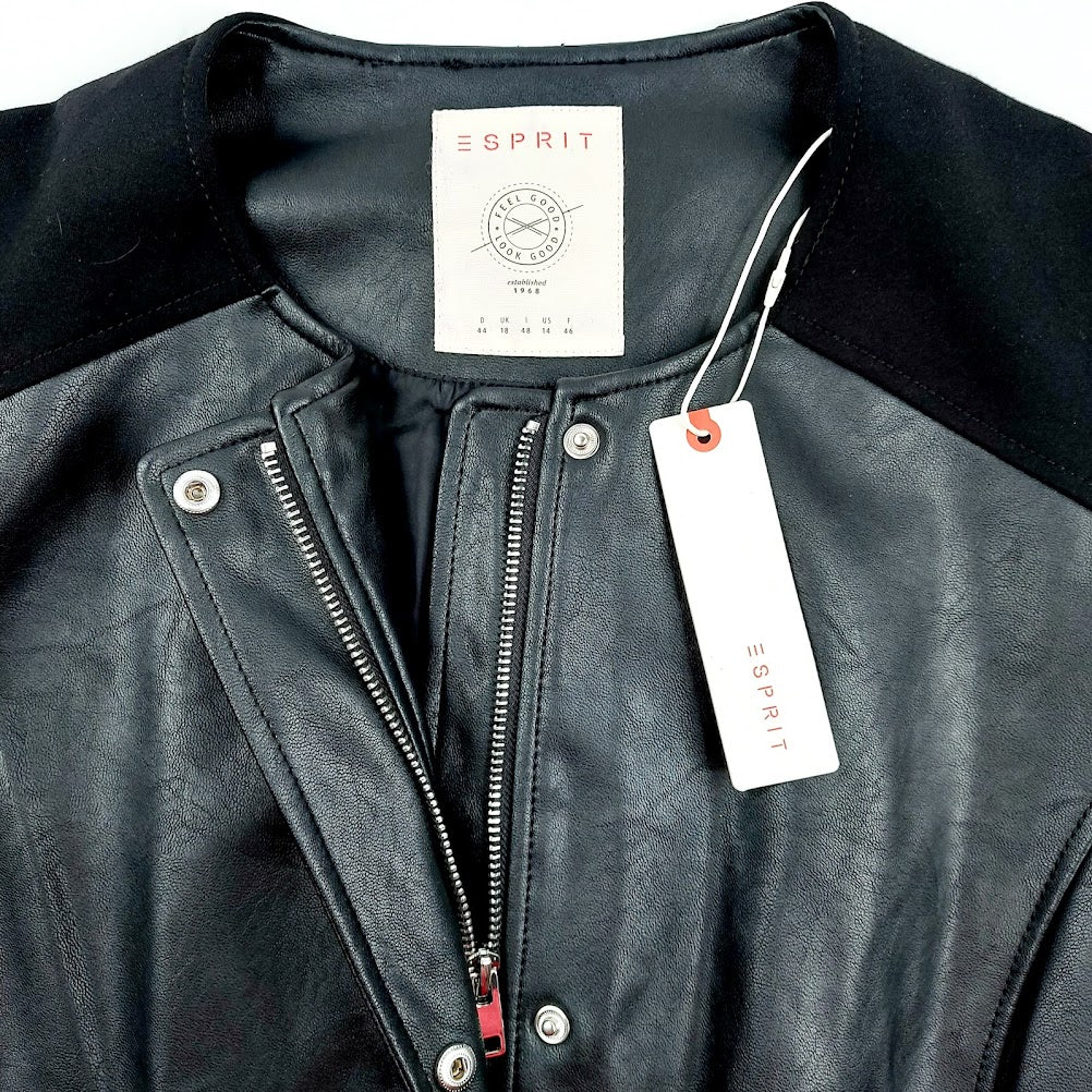 Esprit tekonahkatakki koko 44