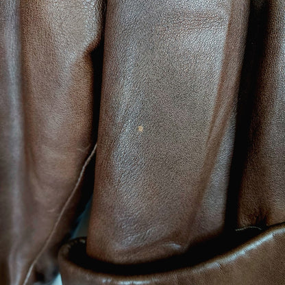 FinLed Finnish Leather Design vintage nahkatakki koko M