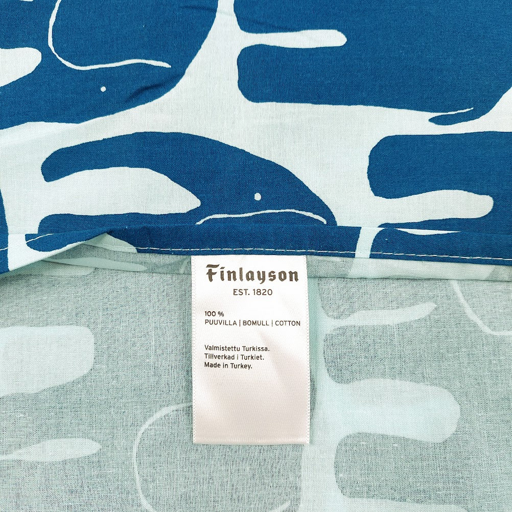 Finlayson Elefantti pussilakana 150x212 cm ja tyynyliina 52x63 cm