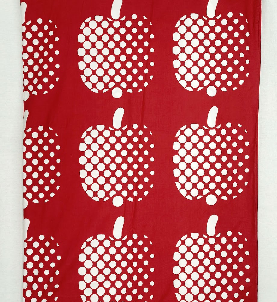 Finlayson Optinen Omena pussilakana 136x204 cm