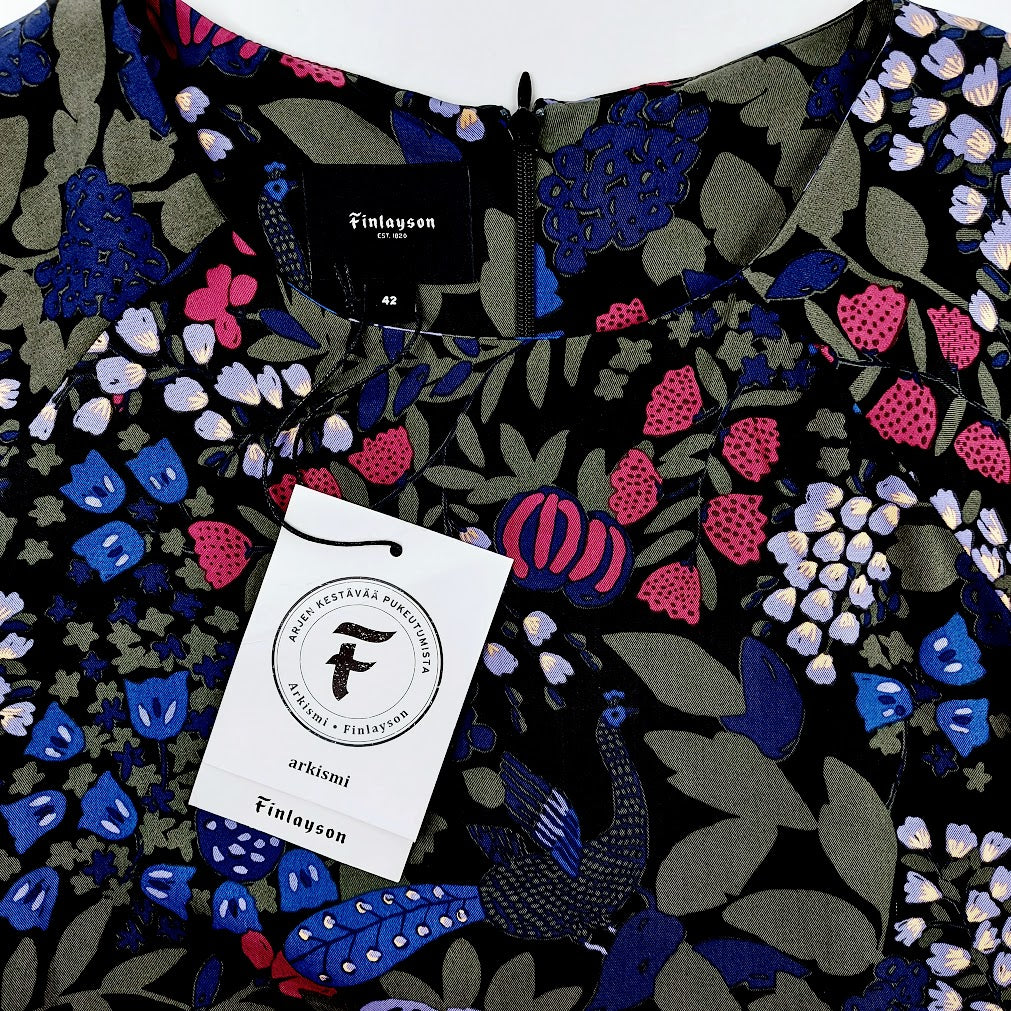 Finlayson Riikinkukko mekko koko 42