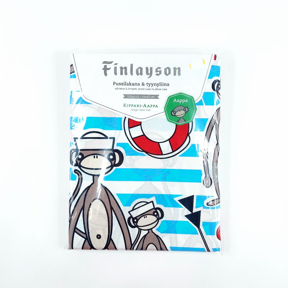 Finlayson Kippari-Aappa pussilakanasetti