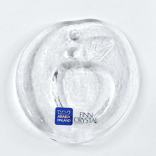 Arabia Finn Crystal Omena lasikoriste 6,5 x 6 cm