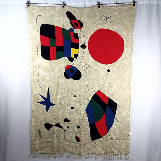 Fundació Joan Miró  huivi 108x157 cm