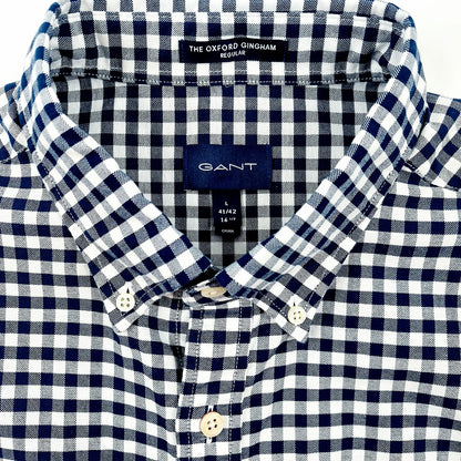 Gant The Oxford Gingham Regular kauluspaita koko L