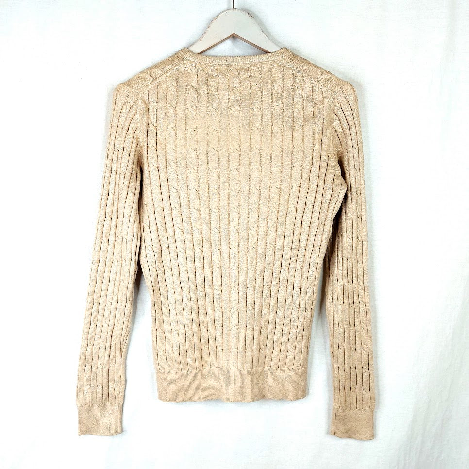 Gant puuvillaneule koko L