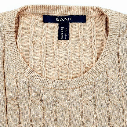 Gant puuvillaneule koko L