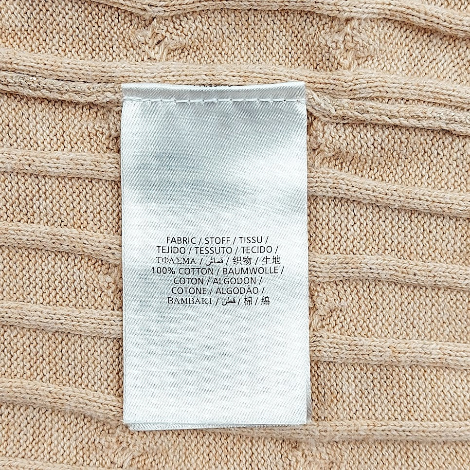 Gant puuvillaneule koko L