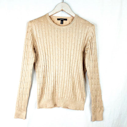 Gant puuvillaneule koko L