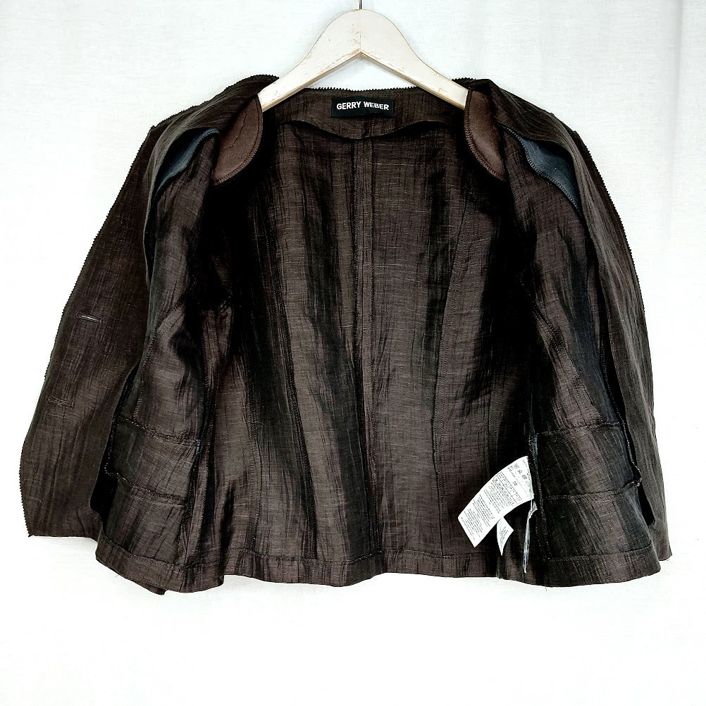 Gerry Weber pellavasekoitejakkupuku koko 38