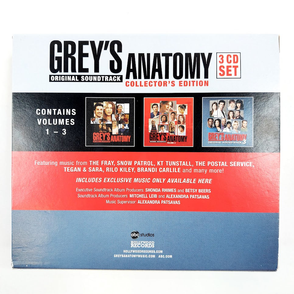 Grey's Anatomy Original Soundtrack - Collector's Edition 3CD