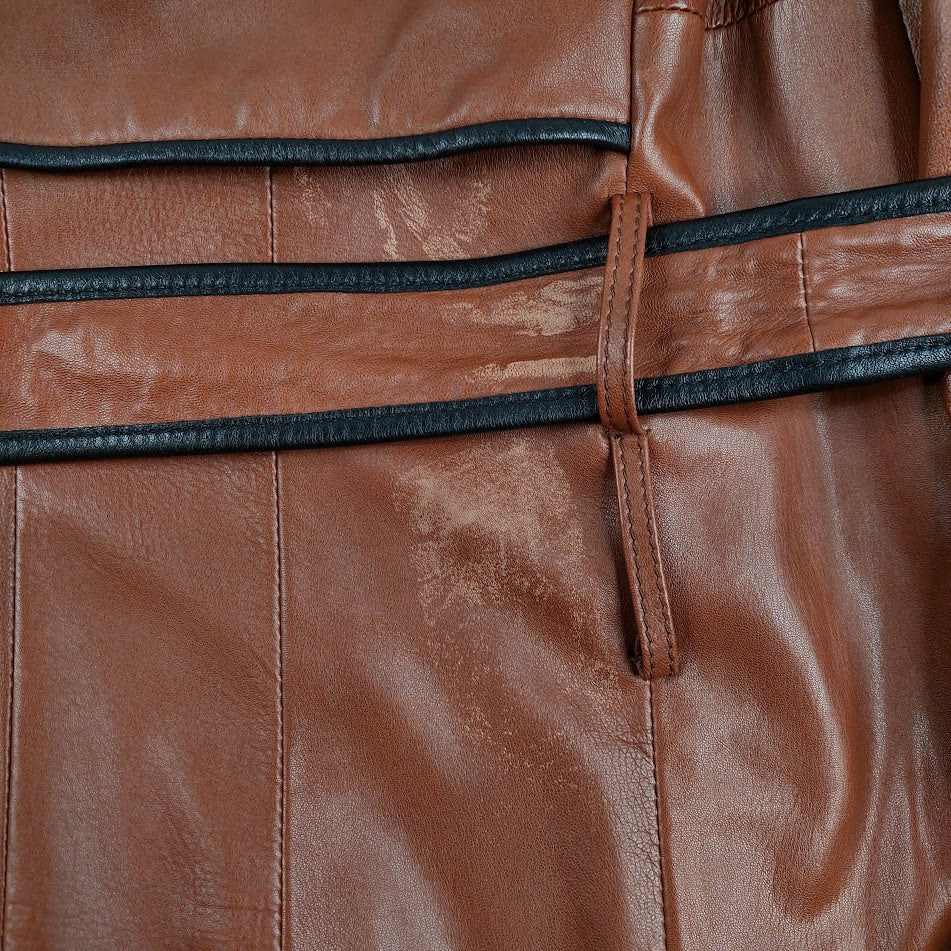 Grünstein G Couture vintage trenssinahkatakki koko XXL