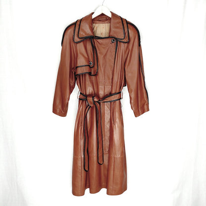 Grünstein G Couture vintage trenssinahkatakki koko XXL