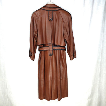Grünstein G Couture vintage trenssinahkatakki koko XXL
