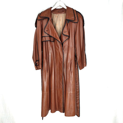 Grünstein G Couture vintage trenssinahkatakki koko XXL