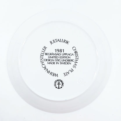 Gustavsberg joululautanen 1981