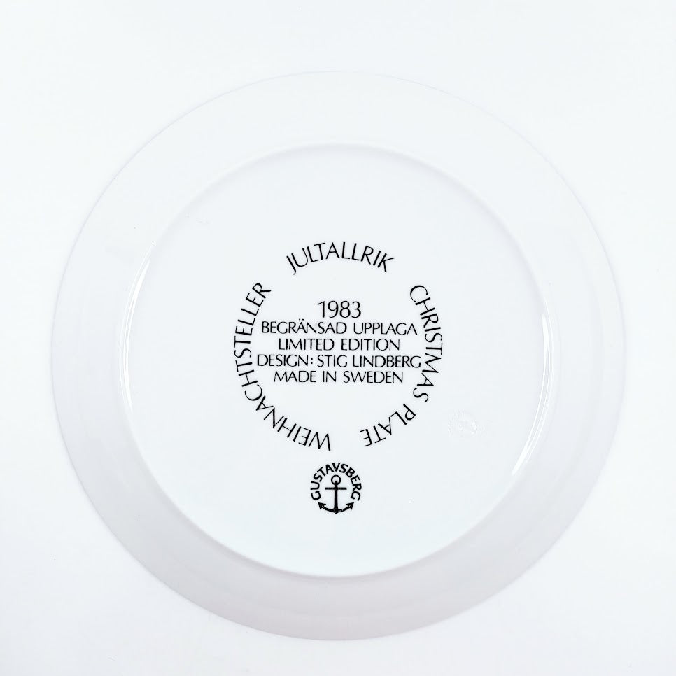 Gustavsberg joululautanen 1983