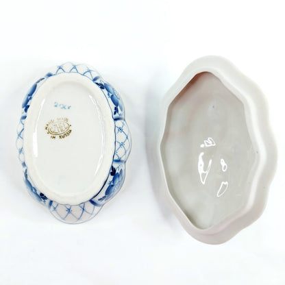 Gzhel kannellinen kulho 14,5 cm