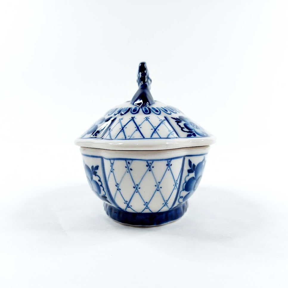 Gzhel kannellinen kulho 14,5 cm