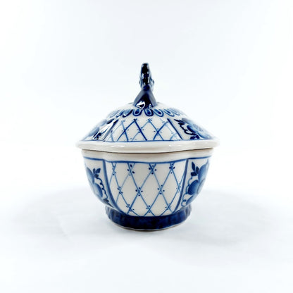 Gzhel kannellinen kulho 14,5 cm