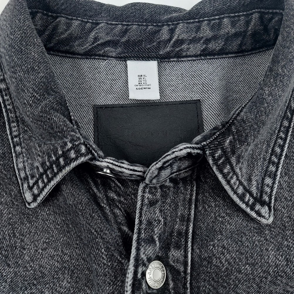 H&M Denim farkkupaitatakki koko XL