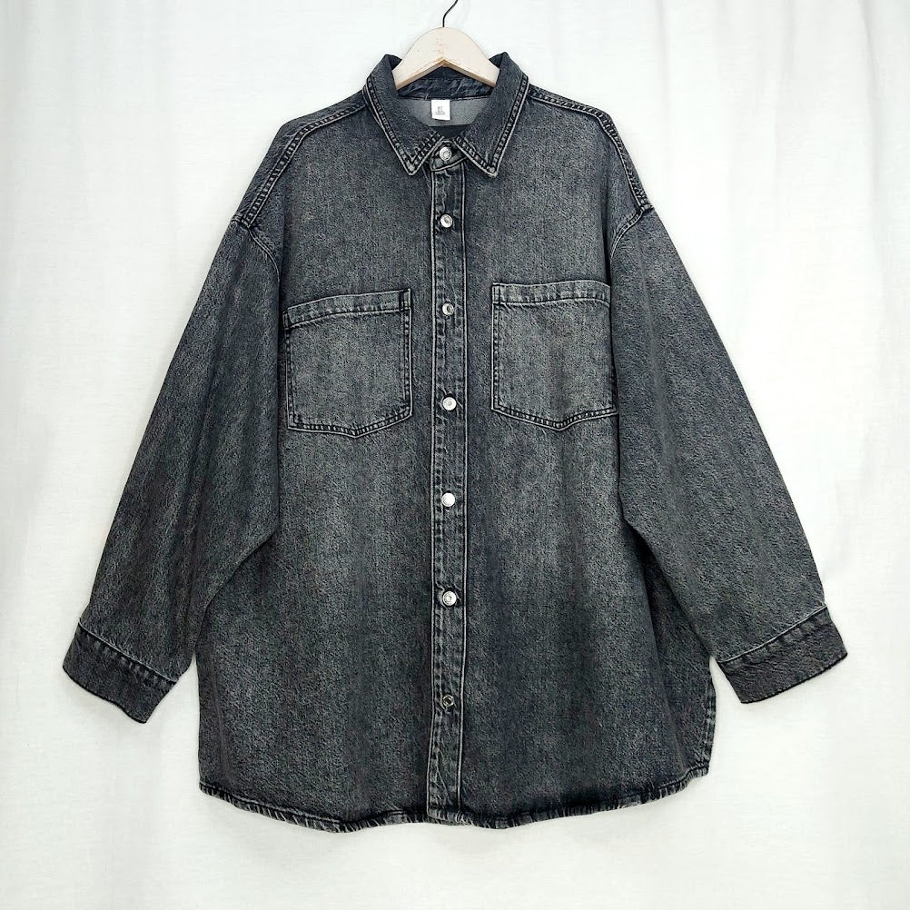 H&M Denim farkkupaitatakki koko XL