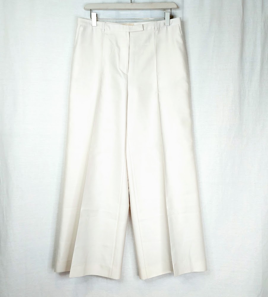 H&M Silk Blend housut koko 44