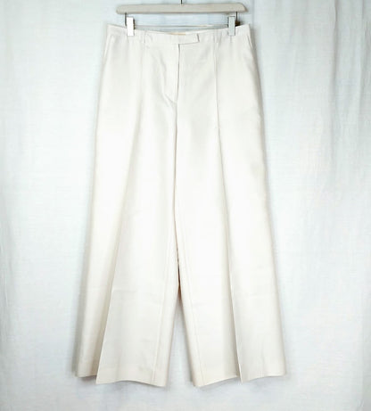 H&M Silk Blend housut koko 44