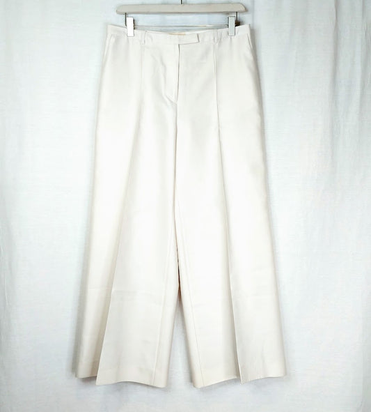 H&M Silk Blend housut koko 44