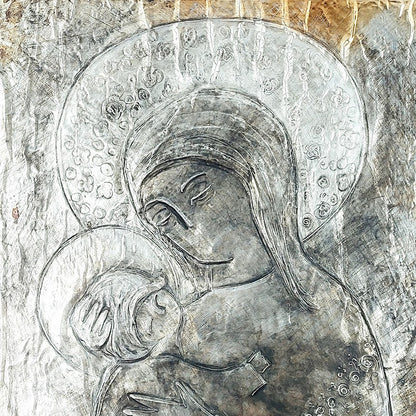 Kalevala Koru - Hellä Juvonen seinäreliefi