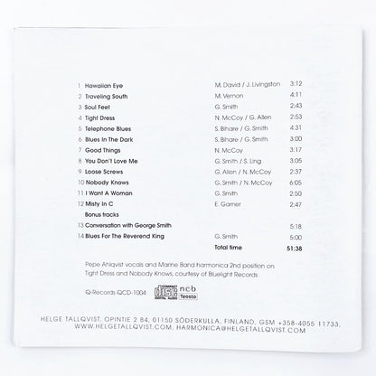 Helge Tallqvist & Groovy Eyes plays George "Harmonica" Smith CD