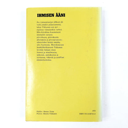 Henrik Tikkanen: Ihmisen ääni
