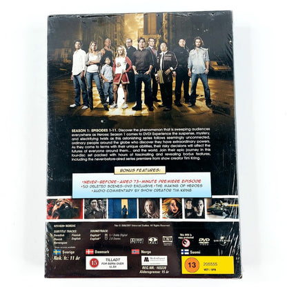 Heroes season 1 DVD-boksi